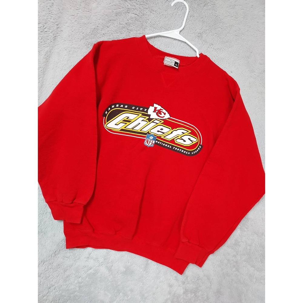Vintage Kansas City Chiefs Sweatshirt Mens Medium Puma NFL Football Fleece 90s M